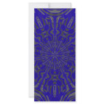 funky sun pattern custom rack card