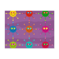 Funky Sun postcards by prawny Funky Sun postcards