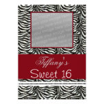 funky Sweet Sixteen photo party Invitation invitations