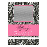 funky Sweet Sixteen photo party Invitation invitations