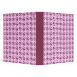 Funky Swirl 3 Ring Binder