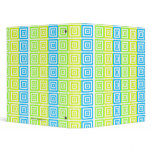 Funky Swirl Squares binders