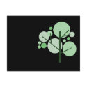 funky tree with black bckgrd postcards