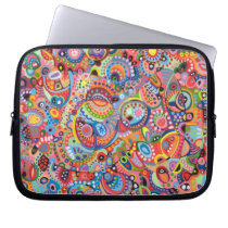 Funky Tribal Abstract Laptop Sleeve