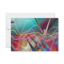 Funky Urban Graffiti Grunge Textured Custom Announcements