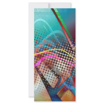 Funky Urban Graffiti Grunge Textured Custom Rack Cards