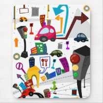 Funky Urban Mousepad