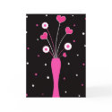 Funky vase cards