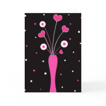 Funky vase cards