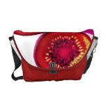 funky vibrant kiwis fruit messenger bag