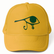 Funky Wadjet Blue Gold hats by ShovelTest Funky Wadjet Blue Gold hats