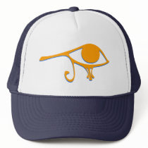 Funky Wadjet Gold Blue hats by ShovelTest Funky Wadjet Gold Blue hats