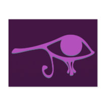 Funky Wadjet Magenta Ash postcards by ShovelTest Funky Wadjet Magenta Ash postcards