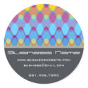 Funky Waves | 02 * Designer Custom Label Sticker by color_therapy Funky Waves | 02 * Designer Custom Label Sticker
