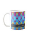 Funky Waves | 02 * Modern Designer Custom Gift Mug by color_therapy Funky Waves | 02 * Modern Designer Custom Gift Mug