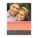 Funky Waves | 03 * Save The Date Photo Postcard