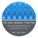Funky Waves | 04 * Designer Custom Label Sticker