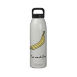 Funky Yellow country banana Drinking Bottle