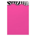 Funky Zebra Stationery by bwmedia Funky Zebra Stationery