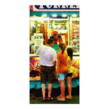 Funnel Cake Customized Photo Card