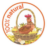 Funny “100% natural!” sticker.