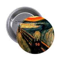 Funny 16th Birthday Gifts! Pinback Buttons