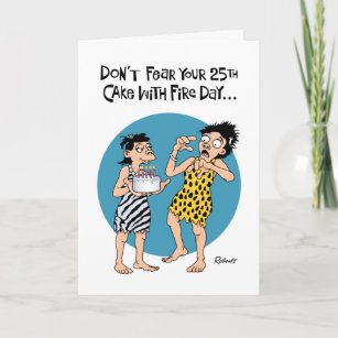 Funny 25th Birthday Cards Zazzle