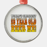 Funny 28th Birthdays : Worlds Greatest 28 Year Old Christmas Ornaments