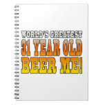 Funny 31st Birthdays : Worlds Greatest 31 Year Old Spiral Note Book