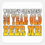 Funny 36th Birthdays : Worlds Greatest 36 Year Old Stickers