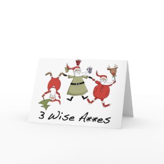 Funny 3 Wise Men Christmas Cards card
