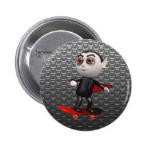 Funny 3d Dracula Skateboarding Pins