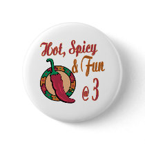Funny 3rd Birthday Gift buttons