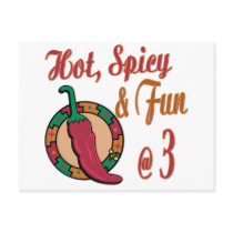 Funny 3rd Birthday Gift postcards