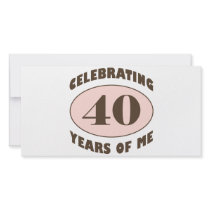 Funny 40th Birthday Gifts photo cards