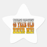 Funny 45th Birthdays : Worlds Greatest 45 Year Old Stickers
