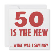 Funny 50th Birthday Gag Gifts invitation