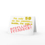 Funny 50th Birthday Present Card Funny 50th Birthday Present Card