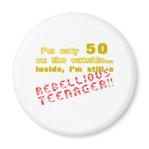 Funny 50th Birthday Present Magnet