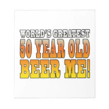 Funny 50th Birthdays : Worlds Greatest 50 Year Old Memo Note Pad
