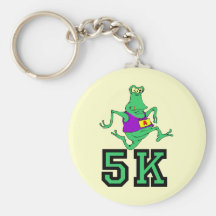 Funny 5K alien running Key Chain