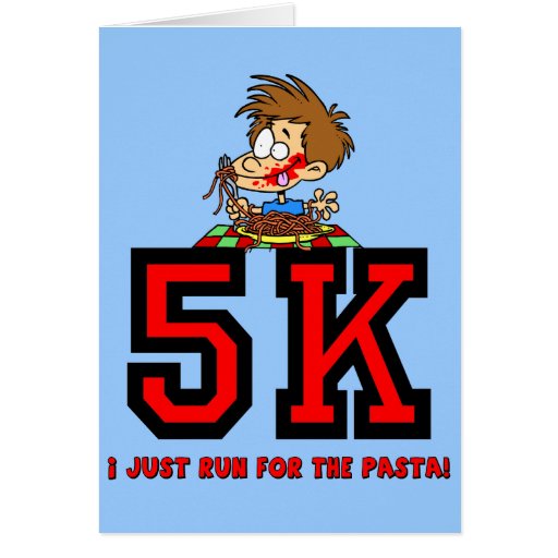 Funny 5K running Card