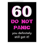 Funny 60th Birthday Card for Women