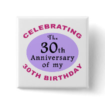 Funny 60th Birthday Gag Gifts Pin