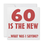 Funny 60th Birthday Gag Gifts Custom Invites