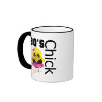 Funny 80s Chick Mug