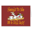 Funny 99th Birthday Gifts cards