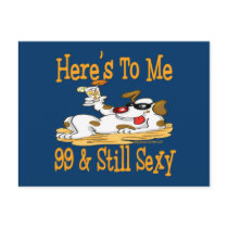 Funny 99th Birthday Gifts postcards