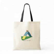 Funny A-Frame Corgi Agility Canvas Bag