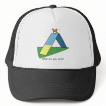 Funny A-Frame Corgi Agility Trucker Hat